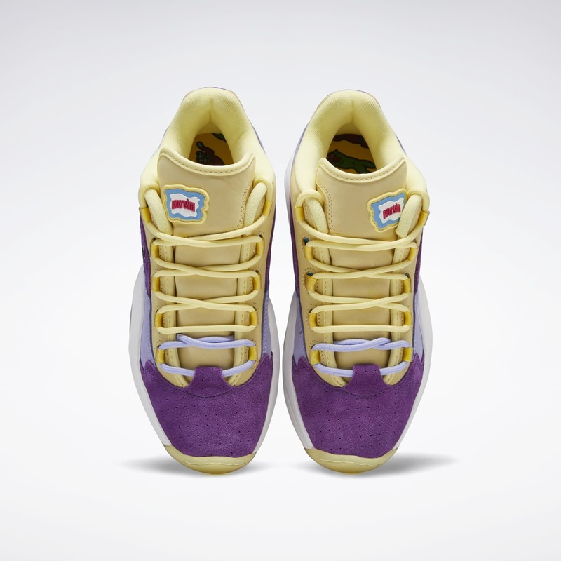 Reebok question purple and gold clearance